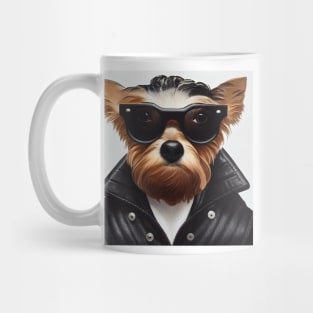 Rebel Yorkie like James Dean Mug